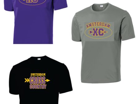 Amsterdam Cross Country - Moisture Wicking Short Sleeve Tees For Sale