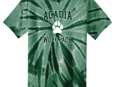 Acadia Middle School - Tie Dye T-Shirt For Sale