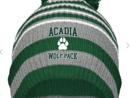 Acadia Middle School - Pom Pom Hat For Discount