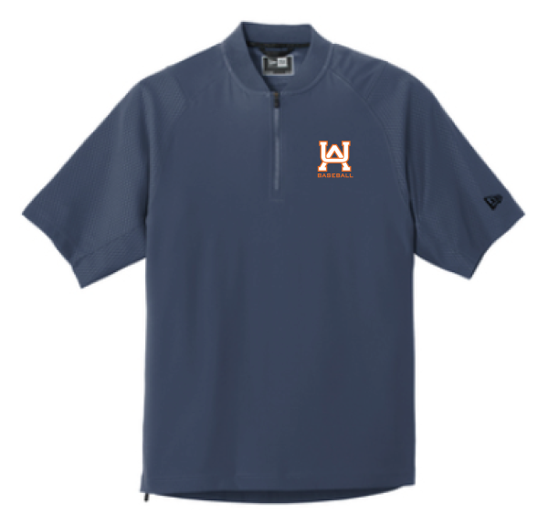 Upstate Academy Baseball New Era® Cage Short Sleeve 1 4-Zip Jacket on Sale