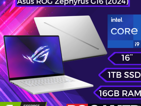 Asus ROG Zephyrus G16 GU605 Intel Core Ultra 9 185H 16 Núcleos NVIDIA GeForce RTX 4070 8GB 16  WQXGA 240Hz 16GB RAM 1TB GU605MI-QR044W Sale