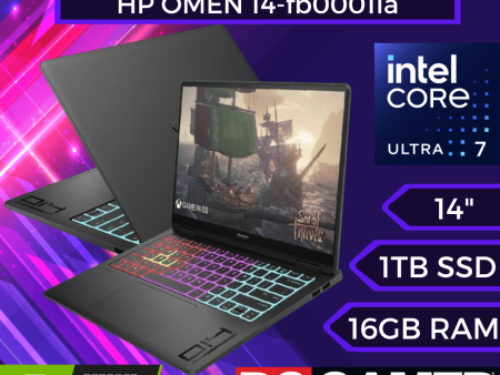 HP OMEN 14-fb0001la, Intel Core Ultra 7 155H, Nvidia RTX 4060, RAM 16GB, SSD 1TB, W11 Fashion