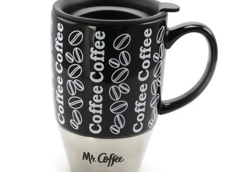 Mr. Coffee 15 Ounce Single Wall Travel Mug with Lid Online