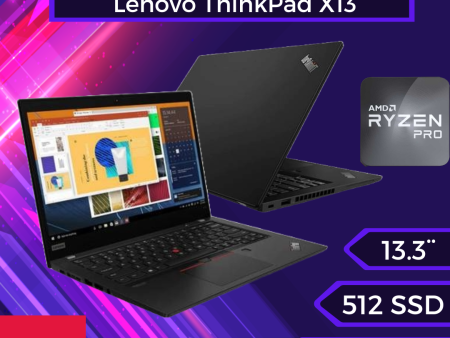 Lenovo ThinkPad X13 Gen 1 - AMD Ryzen 5 PRO 4650U, 16GB RAM, 512GB SSD, 13.3  FHD Táctil For Discount