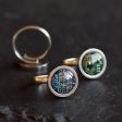 Geeky ring with circuit board piece, 12 mm Hot on Sale