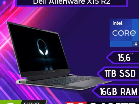 Notebook Dell Alienware X15 R2 GAMING   Intel Core i9   1TB SSD   16GB Ram   NVIDIA® RTX 3080   15″ QHD For Sale