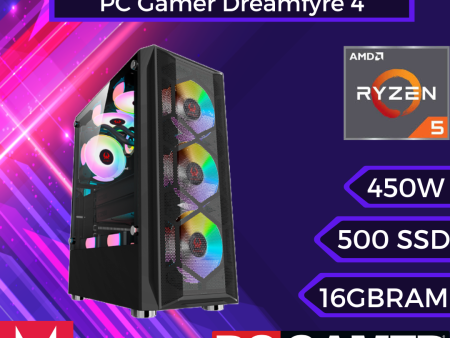 PC Gamer Dreamfyre 4: Ryzen 5 4600G, SSD M.2, RAM 16GB (3200MHz, D-Channel) Online Hot Sale