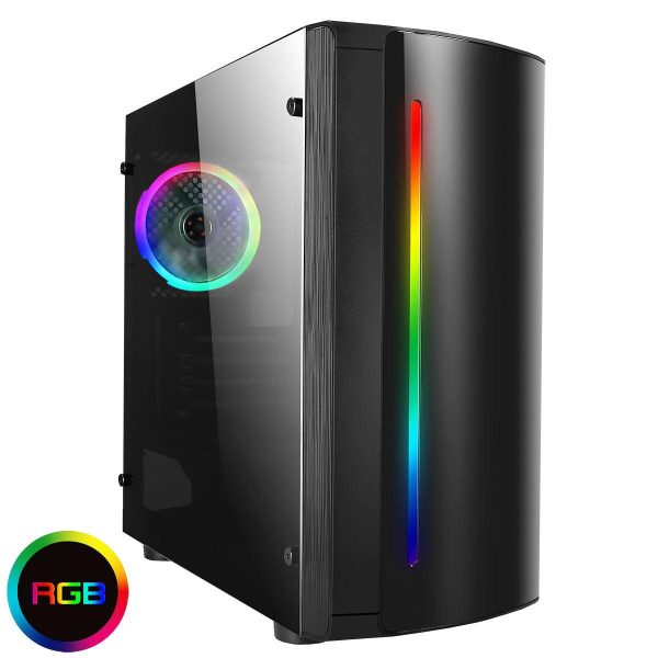 Ares GigaGaming RGB PC Intel Core i5-6th Gen  8GB  120GB SSD  Win10  GT710 2GB Online