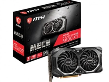 MSI Video Card R5600XTMHC Radeon RX 5600 XT MECH OC 6GB GDDR6 192B 3xDP HDMI Retail For Discount