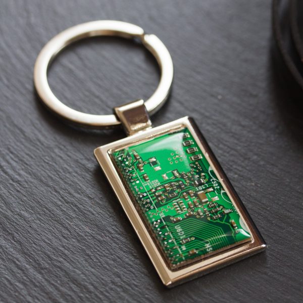 Circuit board keychain, groomsmen gift Cheap