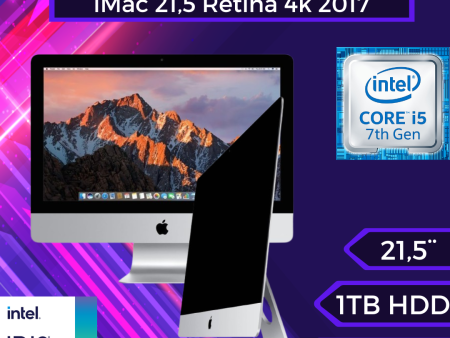 Apple iMac 21,5 Retina 4k 2017 Core I5 2,3ghz 8gb Ram 1tb Supply