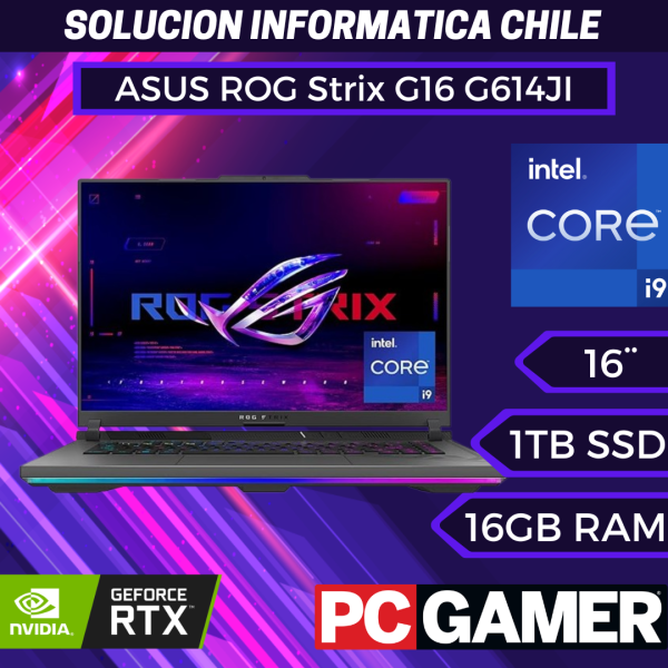 ASUS ROG Strix G16 (2023) Laptop para juegos, 16  16:10 FHD 165Hz, GeForce RTX 4070, Intel Core i9-13980HX, 32GB DDR5, 1TB PCIe SSD, Wi-Fi 6E, Windows 11, G614JI-AS94, Eclipse Gray For Cheap