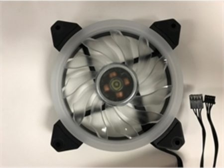 Epower Fan TOP-FAN-2RGB1 TOPOWER 120mm RGB LED PWM Fan NO HUB AND REMOTER Brown Box Online Sale