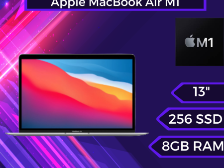 Apple MacBook Air (13  con Chip M1 CPU 8 núcleos y GPU 7 núcleos, 8GB RAM, 256 GB SSD) Discount