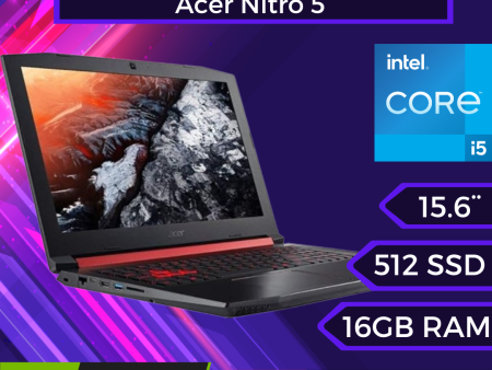 Acer Nitro 5 - Intel Core i5-12450H, 16GB RAM, 512GB SSD, NVIDIA GeForce RTX 3050, 15.6  Full HD 144Hz. Online Sale