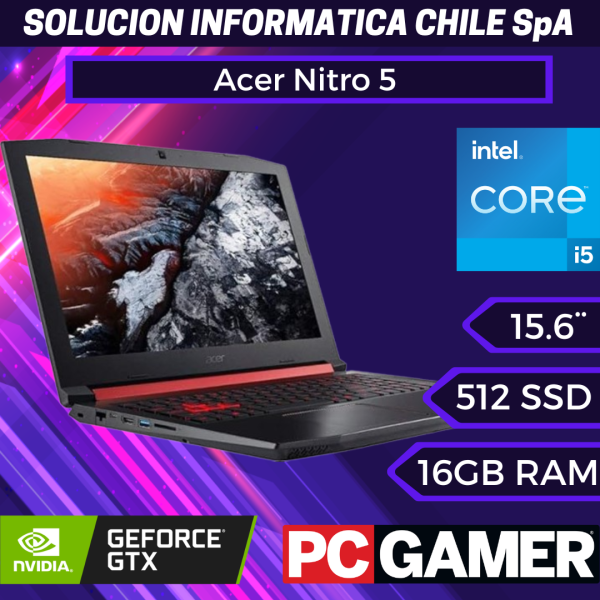 Acer Nitro 5 - Intel Core i5-12450H, 16GB RAM, 512GB SSD, NVIDIA GeForce RTX 3050, 15.6  Full HD 144Hz. Online Sale