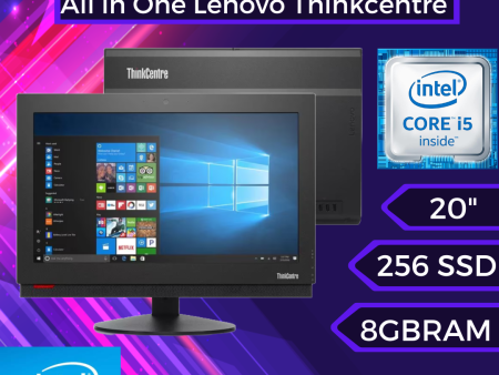 All in One Lenovo Thinkcentre M700z (Pantalla LED 20″, Intel Core i5 de 6° Gen, 8gb DDR4, 256gb SSD) Seminuevo Online