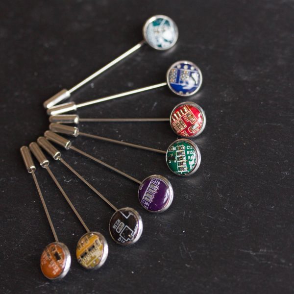 Circuit board lapel pin For Cheap