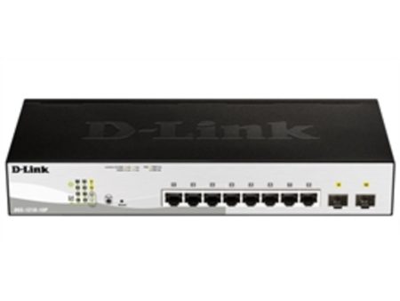 D-Link Network DGS-1210-10P Smart 8-Port Gigabit PoE Switch 2 Combo SFP Retail Sale