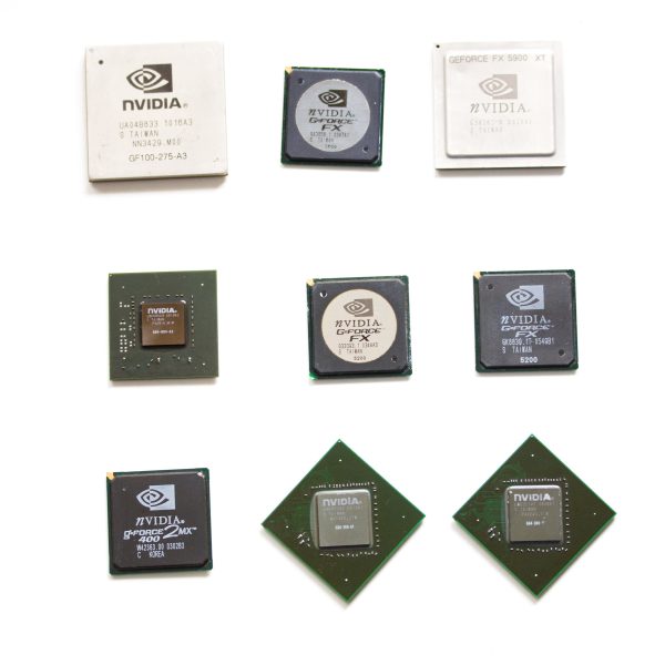 Fridge magnet made with old Chipset, nVidia, graphics processor, GPU on Sale