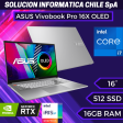 ASUS VivoBook Pro 16X, i7-11370H, RTX 3050, 4K 16  60Hz, 16GB RAM, 512GB SSD, W11H Online Sale