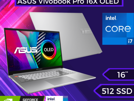 ASUS VivoBook Pro 16X, i7-11370H, RTX 3050, 4K 16  60Hz, 16GB RAM, 512GB SSD, W11H Online Sale