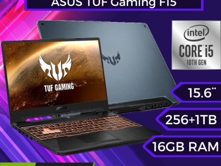 ASUS TUF F15 FX506LI - Intel Core i5-10300H, 16 GB de RAM, SSD de 256 GB + HDD de 1 TB, GTX 1650 Ti, pantalla FHD de 15,6  y 144 Hz Supply