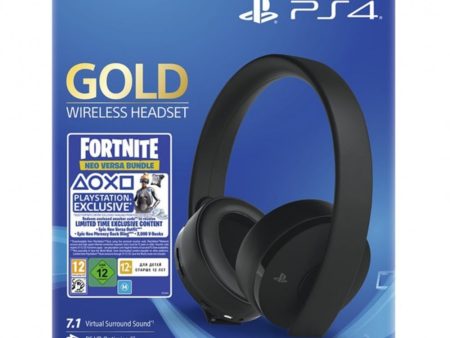 Fortnite Neo Versa Gold Wireless Headset Bundle - Jet Black For Discount