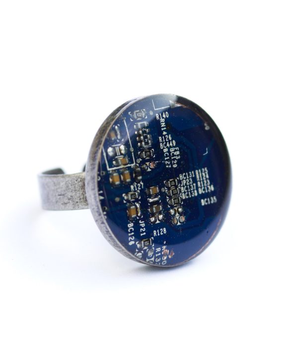 Big Round Circuit Board Ring - 22 mm Supply