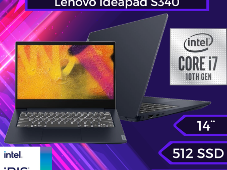 Lenovo IdeaPad S340: Intel Core i7-1065G7, 8 GB de RAM, SSD de 512 GB, HD de 14  Online Sale