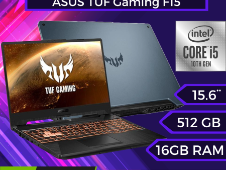 ASUS TUF F15 - Intel Core i5 de 10TH GEN, 16 GB de RAM, SSD de 512 GB, pantalla FHD de 15,6  y 144 Hz Sale