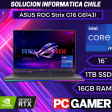 ASUS ROG Strix G16 (2023) Laptop para juegos, 16  16:10 FHD 165Hz, GeForce RTX 4070, Intel Core i9-13980HX, 16GB DDR5, 1TB PCIe SSD, Wi-Fi 6E, Windows 11, G614JI-AS94, Eclipse Gray Supply