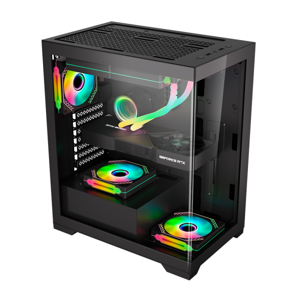 Pc Gamer Draco: Intel Core i5 12400F, SSD M.2 1TB, RAM 16GB, RTX 4060, Wifi Discount