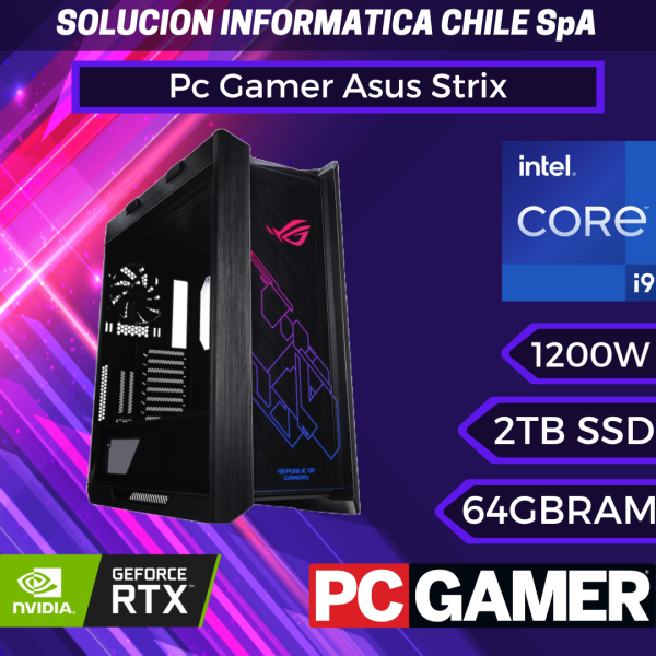 Pc Gamer Asus Strix: Intel Core i9 14900KF, 64GB DDR5 5600mhz, 2TB (NVMe, Gen4),RTX 4090 24GB For Discount