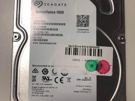 Seagate Skyhawk ST4000VX000 4TB 3.5” Surveillance HDD SATA DVR 6Gbps 5900 RPM AF Online Hot Sale