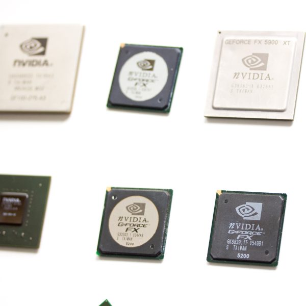 Fridge magnet made with old Chipset, nVidia, graphics processor, GPU on Sale