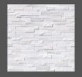 Arctic White Multi Finish Stacked Stone Fashion