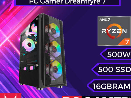 PC Gamer Dreamfyre 7: Ryzen 7 5700G, SSD M.2, RAM 16GB (3200MHz, D-Channel) – WiFi USB Online Hot Sale