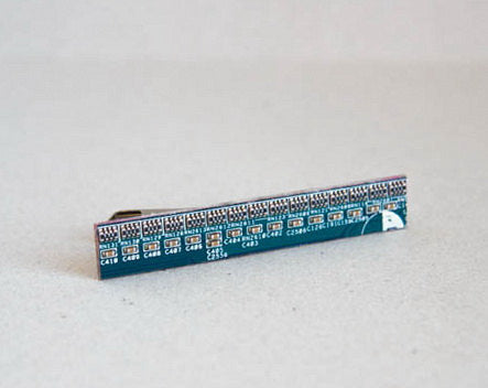 Tie clip made of circuit board, no resin Online Sale