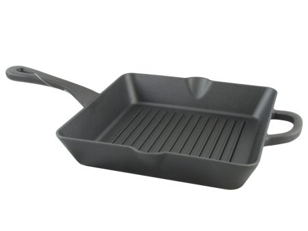 Crock Pot Artisan 10 in. Square Preseasoned Cast Iron Grill Pan Cheap