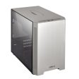 Lian-Li Case TU150WA Silver Tempered Glass 2x2.5  or 1x2.5  1x3.5  mini-ITX Retail Online Sale