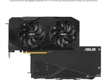 ASUS Video Card DUAL-RTX2060-O6G-EVO GeForce RTX 2060 OC EVO 6GB GDDR6 192Bit DVI HDMI DisplayPort Retail Supply