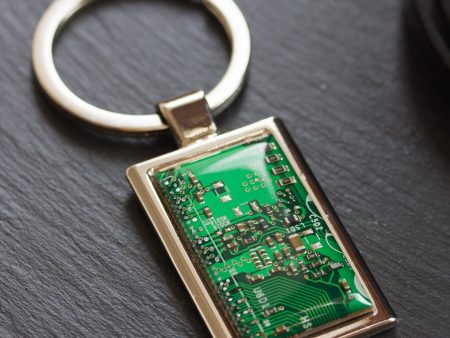 Circuit board keychain, groomsmen gift Online Sale