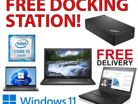 Fast Cheap Intel Core i5 6th Gen Laptop With Windows 11 8GB RAM 256GB SSD Wifi Cheap