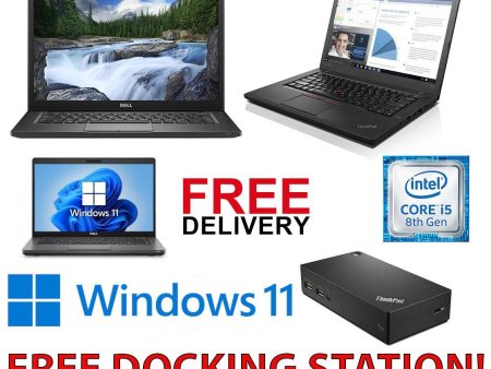 Fast Cheap Intel Core i5 8th Gen Laptop With Windows 11 8GB RAM 256GB SSD Wifi Sale