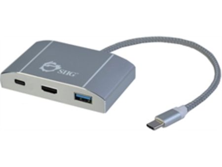 SIIG Accessory JU-H30612-S1 USB 3.1 Type-C with HDMI USB Power Delivery Charging Adapter 4K Ready Retail Online now