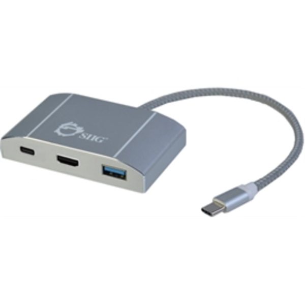 SIIG Accessory JU-H30612-S1 USB 3.1 Type-C with HDMI USB Power Delivery Charging Adapter 4K Ready Retail Online now