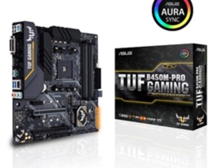 ASUS Motherboard TUF B450M-PRO GAMING AMD AM4 Ryzen B450 Max.64GB DDR4 PCIE mATX Retail on Sale