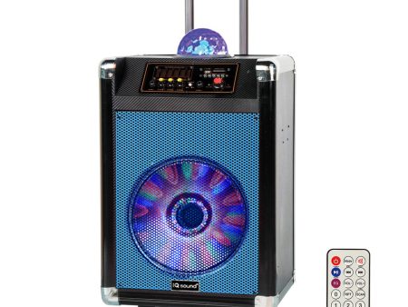 Supersonic 12 in. Portable Bluetooth DJ Speaker in Blue For Discount