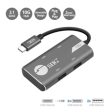 SIIG Accessory JU-H40G11-S1 4-Port USB 3.1 Gen 2 10G Hub 2A2C Iron Gray Brown Box Online